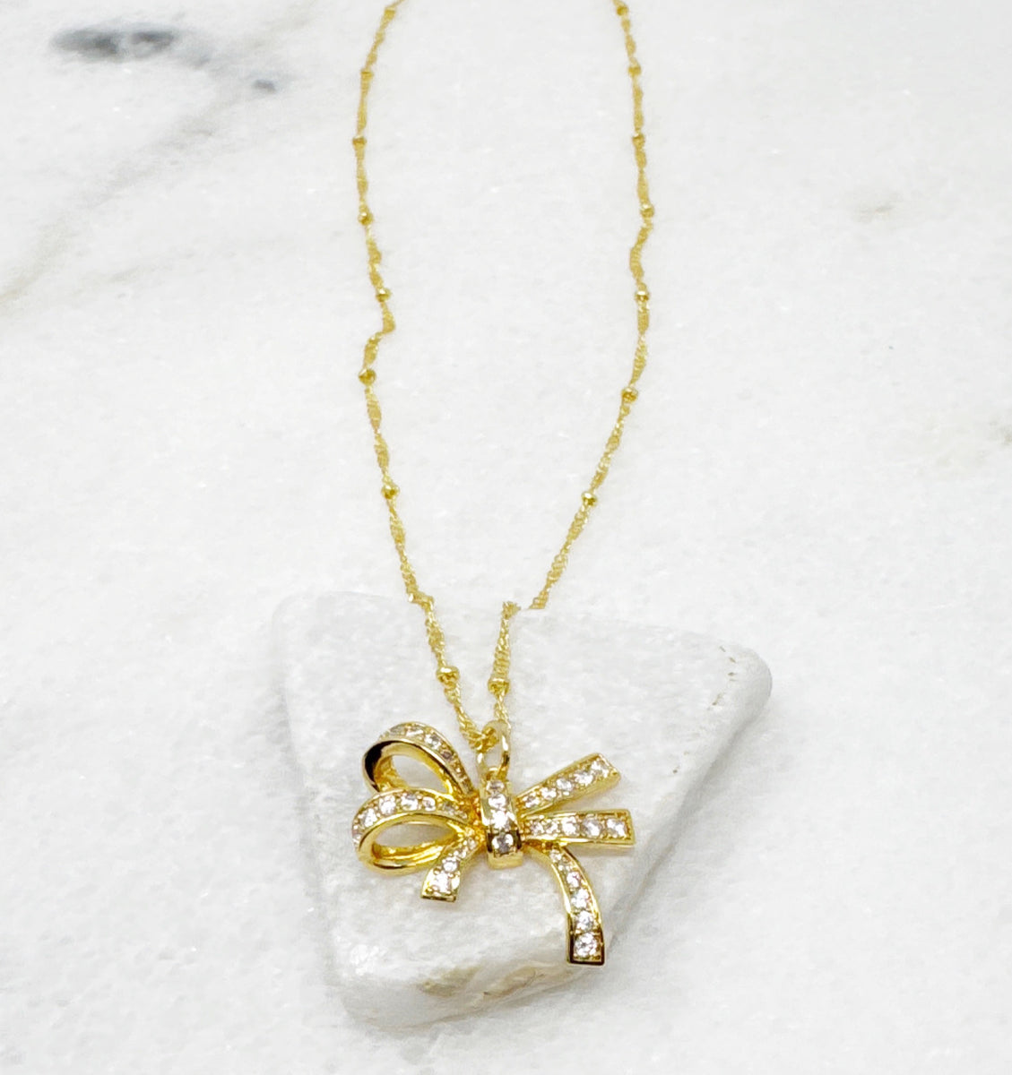 Ariana Bow Necklace – Michele Busch Jewelry